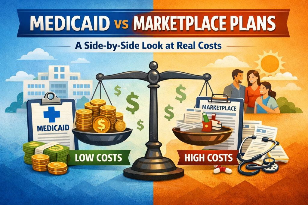 Medicaid vs Marketplace Plans: A Side-by-Side Look at Real Costs